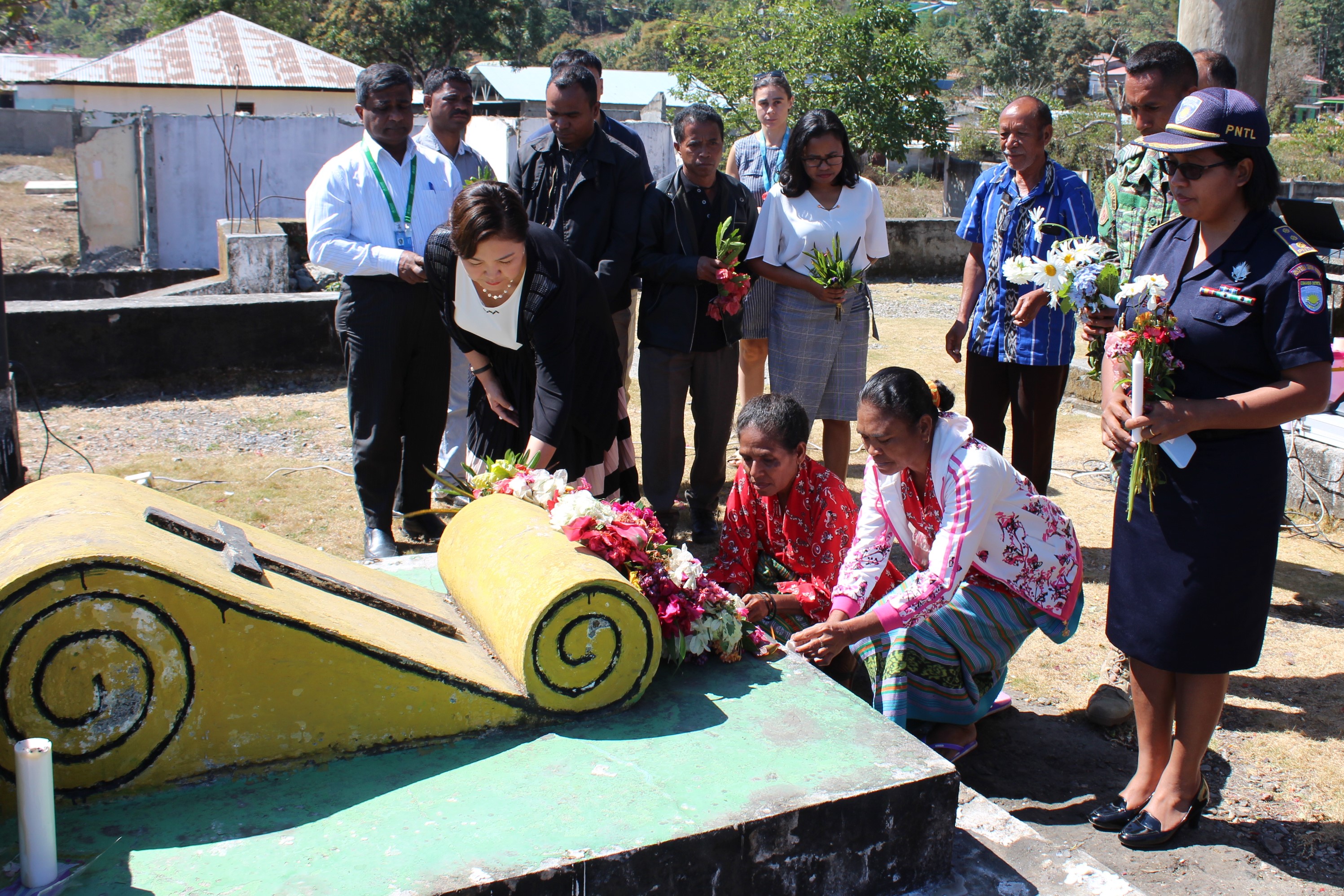 UN commemorates those who died while in service in Timor-Leste at Gleno