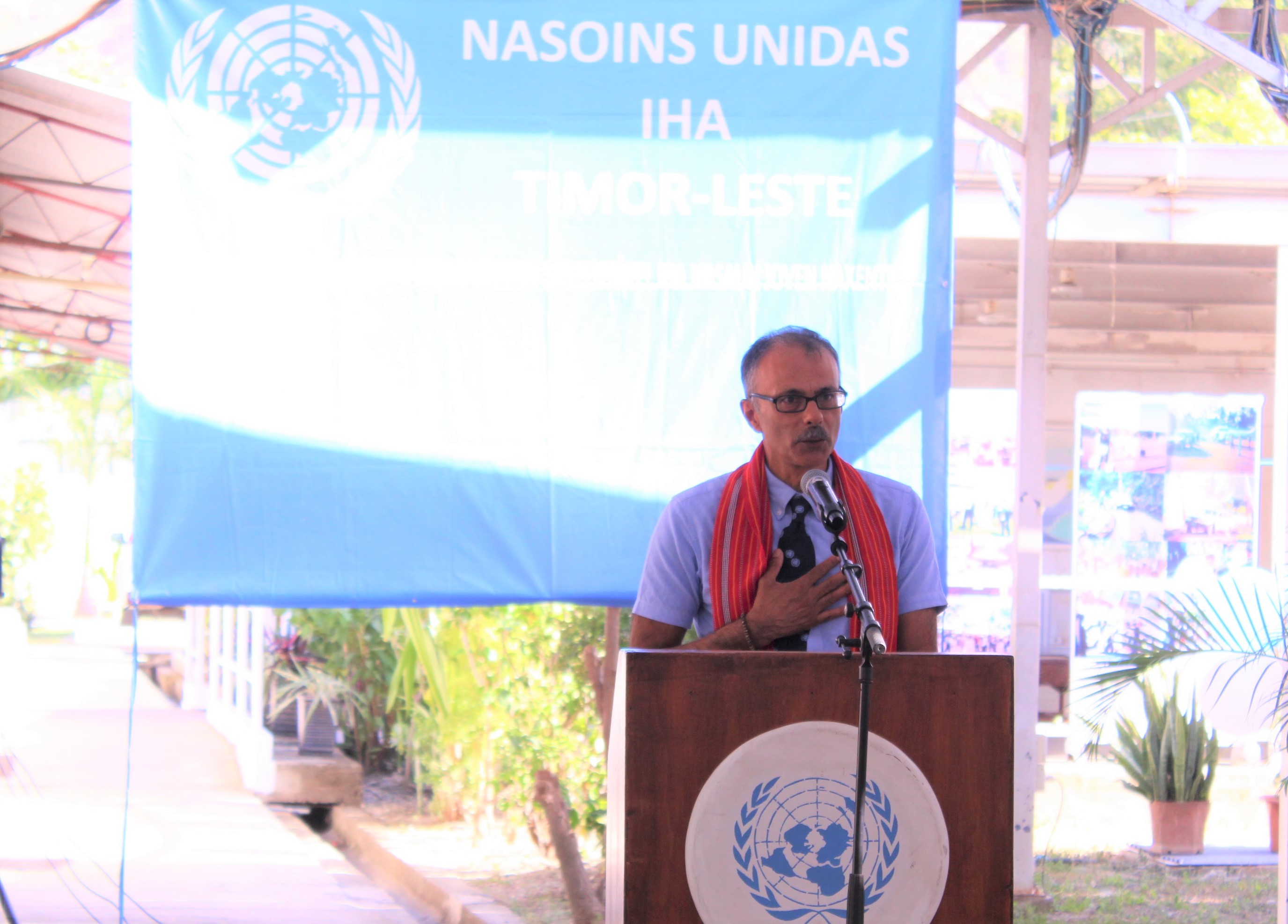 UN Resident Coordinator's speech at the opening of a memorial for all those who died in the service of the UN in Timor-Leste